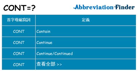 cont 意思|cont中文，cont的意思，cont翻譯及用法